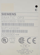 Panel SIEMENS 6AV3503-1DB10